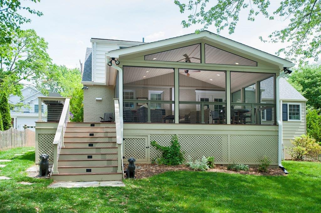 custom screened porch bethesda maryland